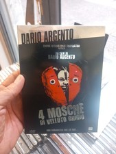 4 MOSCHE DI VELLUTO GRIGIO (1971) DARIO ARGENTO SLIPCASE DVD OTTIME CONDIZIONI