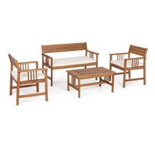 Salotto giardino legno acacia - legno,