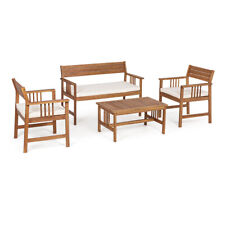 SALOTTO GIARDINO LEGNO ACACIA