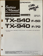 Pioneer 540 tx 940 - f-50, tx-940