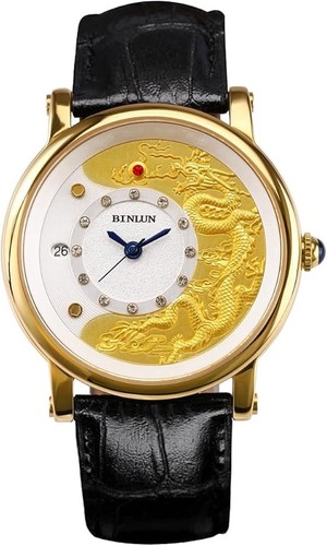 Binlun orologi drago placcato - binlun,