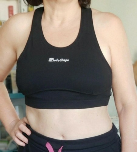 Top reggiseno sportivo - top, nero
