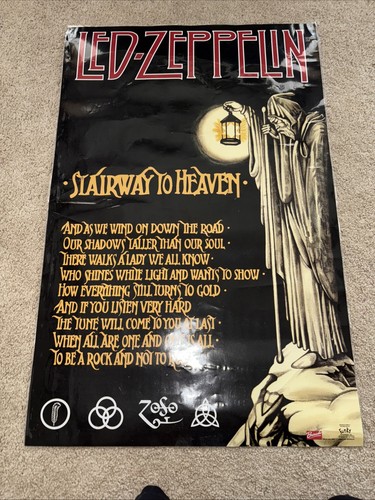 Poster vintage led zeppelin - led,