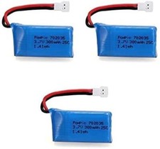 Set di 3 batterie LiPo 3.7V