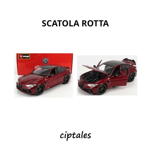 Box rotto bburago alfa romeo - box,