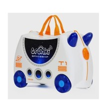 Trunki Valigia Cavalcabile per Bambini, Trolley Bambini 18 Litri Skye Fluo