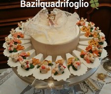 TORTA BOMBONIERA  FATINE  DA 20 FETTE IDEALE X COMUNIONE BATTESIMO COMPLEANNO 