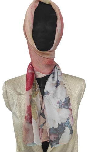 Foulard scialle sciarpa pura - scialle,