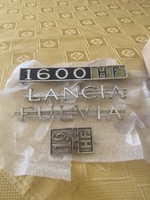 LANCIA FULVIA HF 1.6 STEMMA SCRITTA SIGLA LOGO TARGHETTA BADGE EMBLEM