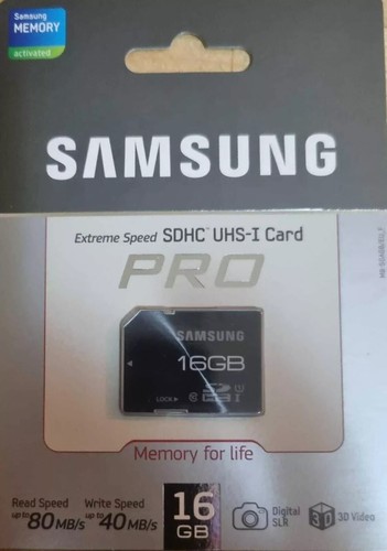 Samsung 16gb con - sd, cid