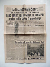 GAZZETTA DELLO SPORT 172 1948 CICLISMO Tour France Bartali Fiaccola Olimpica