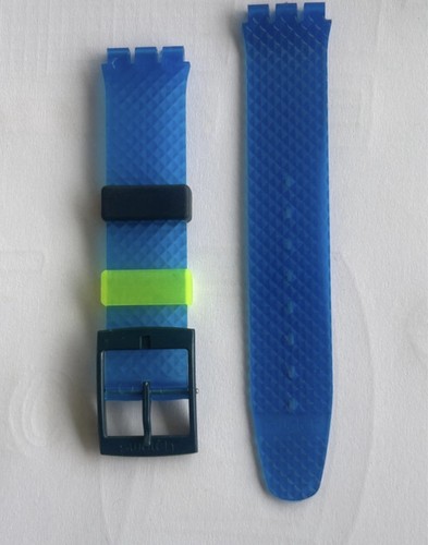 Swatch scuba sdn100 blue - blue, moon
