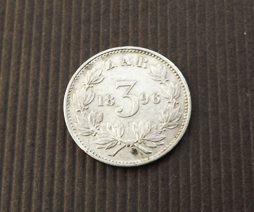 Sudafrica 1896 pence - pence, tre