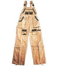 SALOPETTE PETTORINA LEGGERA DA LAVORO KAKI COTONE NUOVO MECCANICO OFFICINA TG M