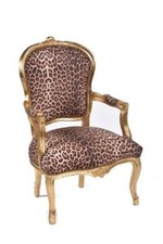 Poltrona sedia leopardata - poltrona,