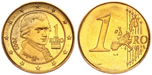 Austria euro errore conio - austria,