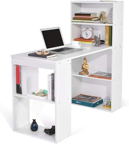 Scrivania con doppia - doppia, libreria