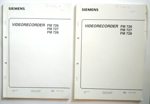Siemens 726 727 728 - fm,