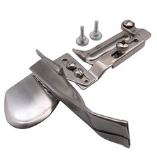Raccoglitore pieghevole singolo bordo grezzo liscio regolabile Swing Away per macchine da cucire