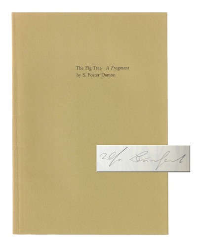The fig tree signed - the, limited