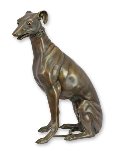 Una scultura bronzo - una,