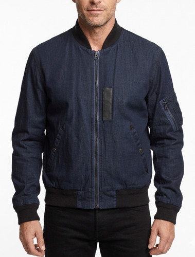 Burberry brit denim bomber - burberry,