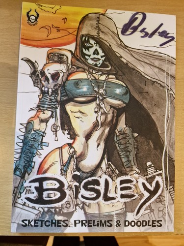 Signed simon bisley - simon, sketches