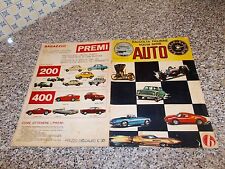 ALBUM NUOVA SERIE AUTO ED.BAGGIOLI 1967 CON 68 FIGURINE BUONO TIPO PANINI LAMPO