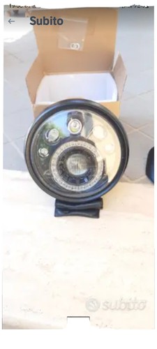 Faro per moto con cupolino - faro,
