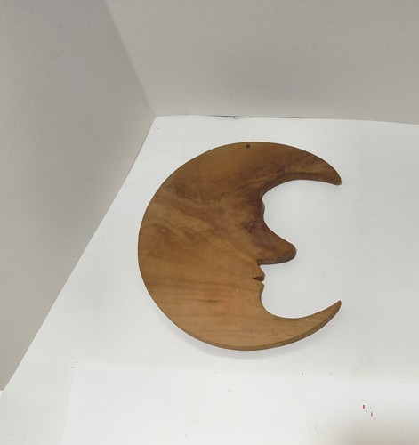 Luna intagliata legno - intagliata, in