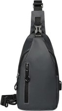 Zaino Monospalla, Borsa Monospalla Uomo Impermeabile Spalla Sling Bag Piccolo