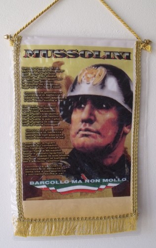 Gagliardetto benito mussolini - gagliardetto,