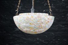 Plafoniera in vetro Art Deco ~