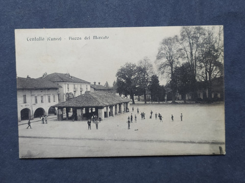 Cartolina centallo - (cuneo),