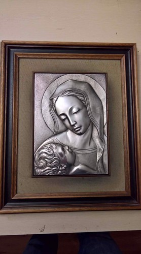 Scultura sbalzo argento - a, in