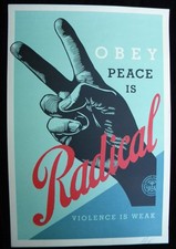 Shepard fairey radical peace - fairey,