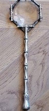 Antica Lente Di Ingrandimento In Argento 800
