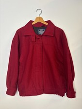 Giacca in lana cotta rossa