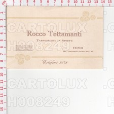 H8249 COMO CITTA PUBBLICITA ROCCO TETTAMANTI TAPPEZZIERE MOBILI 1928