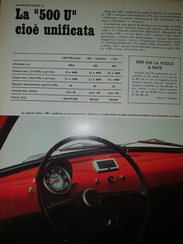Fiat 500 sempre ordine - 500, --