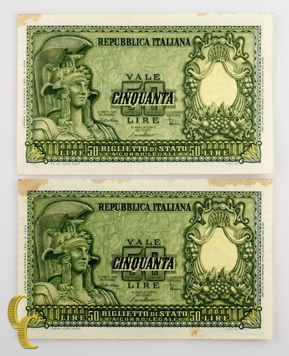 1951 italia numerate - 2,