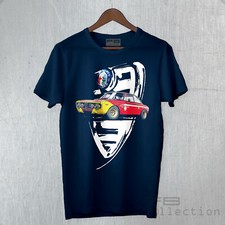 T-Shirt Maglietta Inspired Alfa Romeo GTA Scalino Quadrifoglio Rally Storia Car 