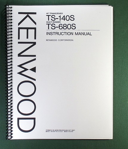 Kenwood 140s manuale di - manuale,