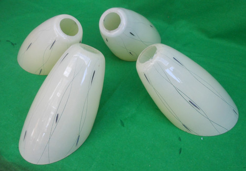 Glass light shades slanted - 7",
