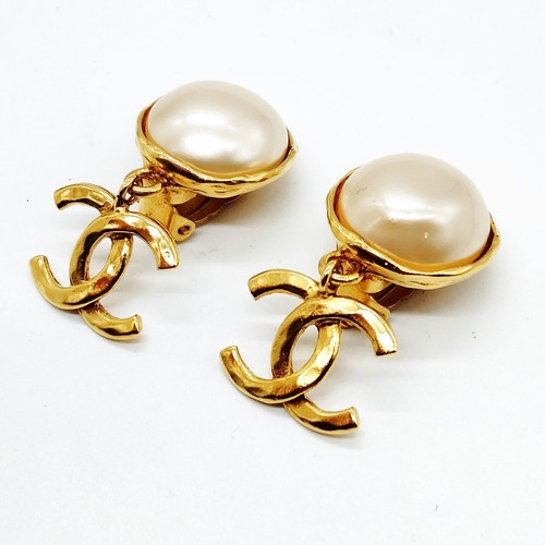 Orecchini chanel oro bianco - orecchini,