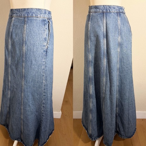 Zara maxi gonna - blu, denim