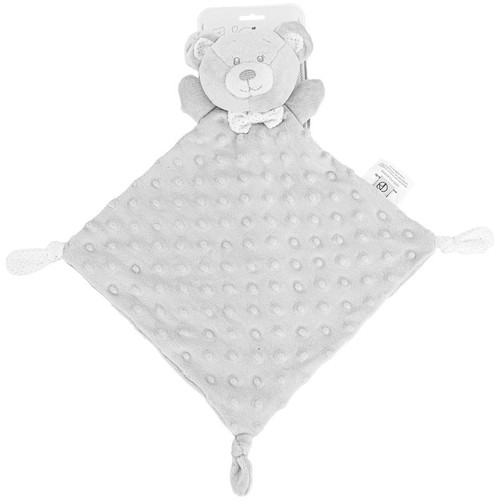 Doudou orsetto neonato - doudou, grigio