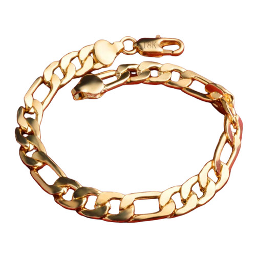 Bracciale catena figaro - bracciale,