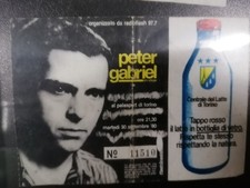 Peter gabriel biglietto - gabriel,