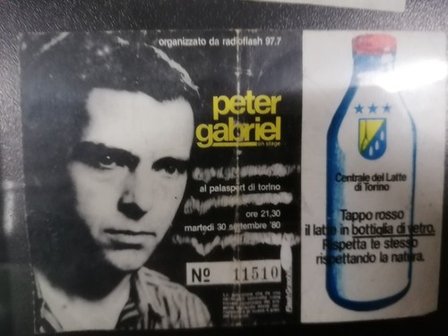 Peter gabriel biglietto - gabriel,
